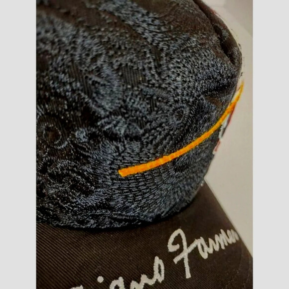 Ciano Farmer Baseball Hat Asian Embroidery Mesh Snapback Truckers Samurai - Picture 12 of 15